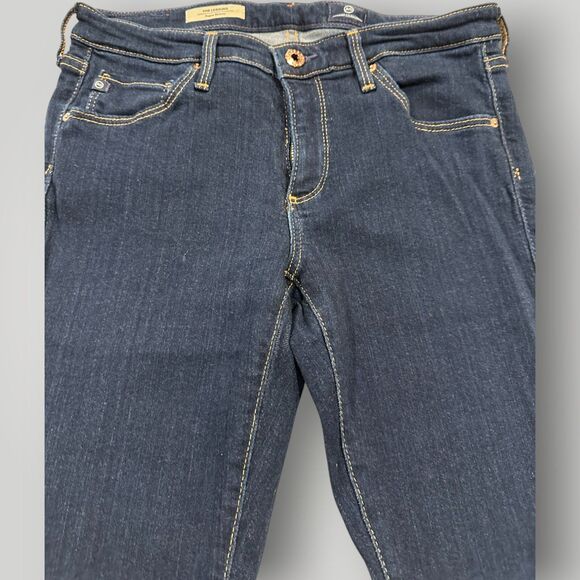 Adriano Goldschmied AG Jeans Women's 29R The Legging Super Skinny DARK BLUE WASH - Picture 6 of 16